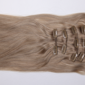 KM HAIR 5pc Clip-In Extensions - Sand - Image 2